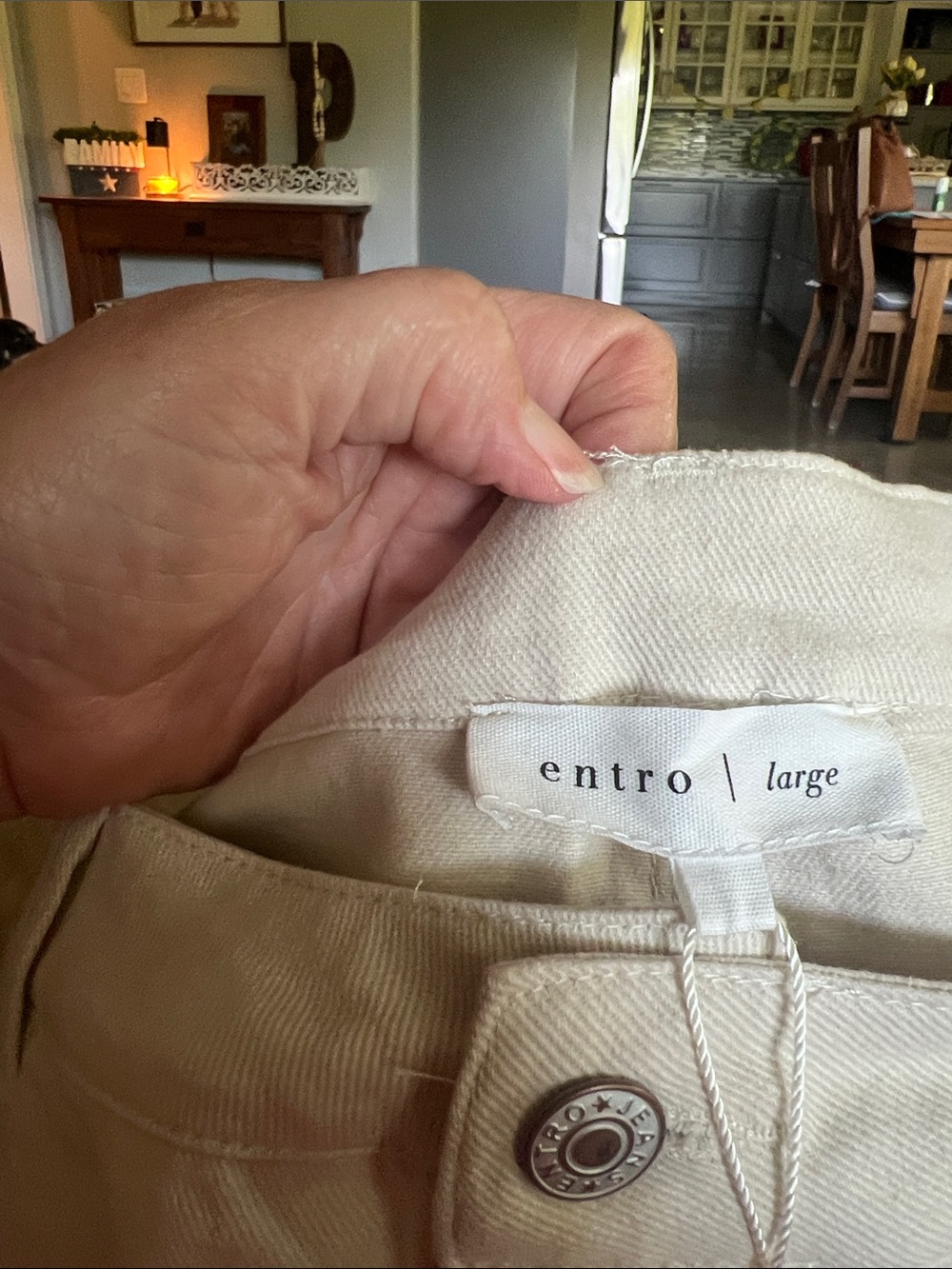 entro Neutral Wide-Leg Trousers - Picture 4 of 5